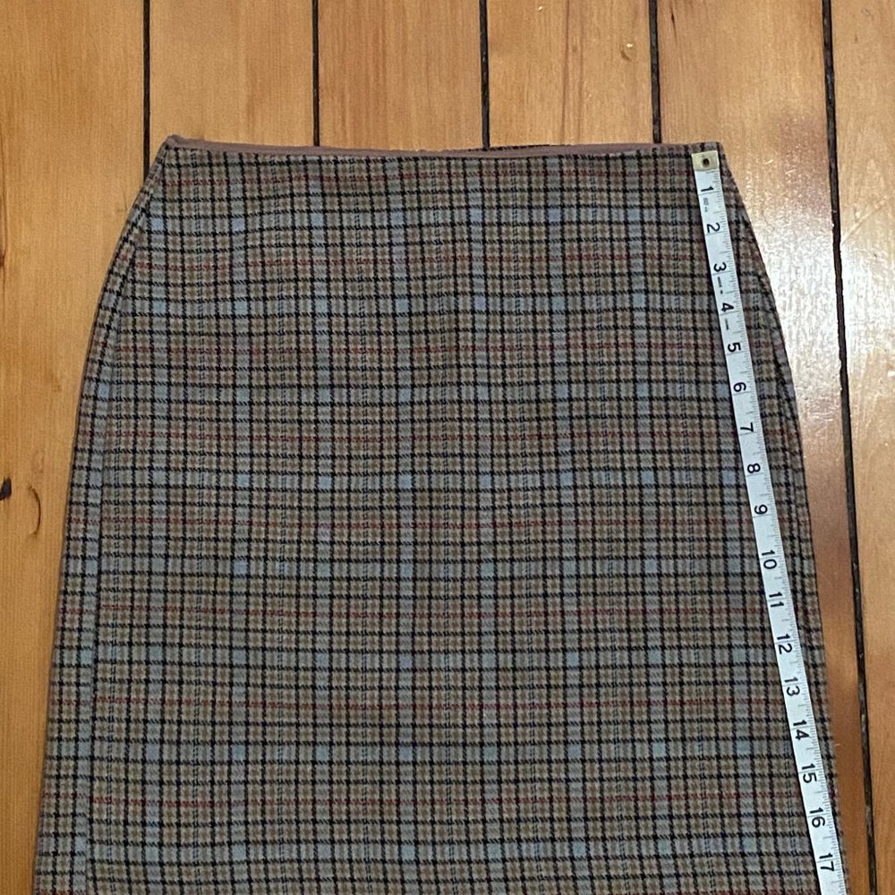 preppy banana republic plaid mini skirt - Picture 2 of 4